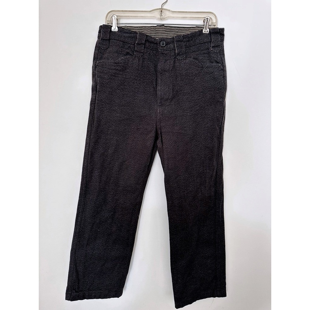 Freenote Cloth Duster Pant Mens 32 Charcoal Gray Ranch Wear Japan Cotton Western